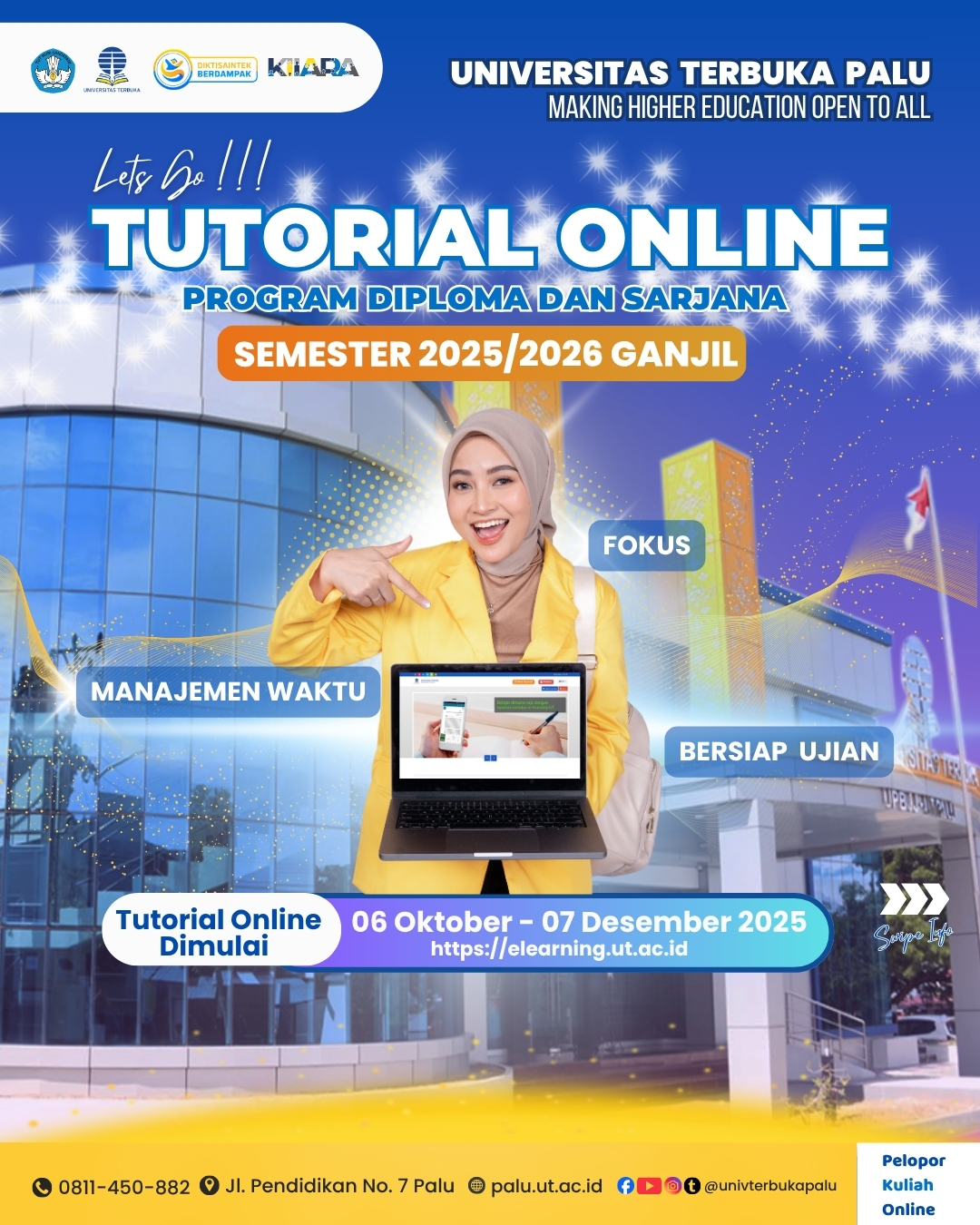 Jadwal Tutorial Online Masa 2025 Ganjil (Semester 2025/2026 Ganjil)